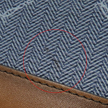 ベルルッティ BERLUTI イタウバ ロングウォレット ブルー×ブラウン レザー 長財布 シルバー金具 ラウンドファスナー
