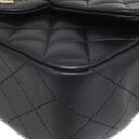 シャネル CHANEL マトラッセ 20 トップハンドル AS2431 ブラック ラムスキン 2WAYバッグ ゴールド金具 黒 ハンドバッグ