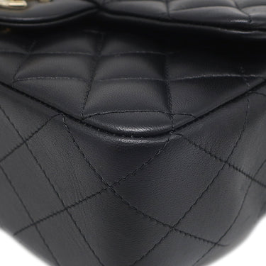 シャネル CHANEL マトラッセ 20 トップハンドル AS2431 ブラック ラムスキン 2WAYバッグ ゴールド金具 黒 ハンドバッグ