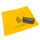 ゴヤール GOYARD サンルイPM ブラック PVCコーティングキャンバス ゴヤールディンキャンバス シュヴロッシュカーフスキン トートバッグ シルバー金具 リバーシブル ヘリンボーン