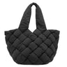 ボッテガヴェネタ BOTTEGA VENETA パデット カセット ブラック ナイロン トートバッグ 黒