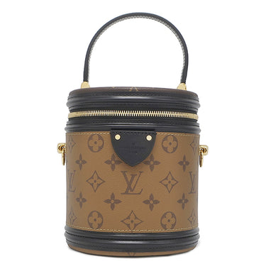 ルイヴィトン LOUIS VUITTON カンヌ M43986 モノグラムリバース モノグラムキャンバス モノグラムリバースキャンバス 2WAYバッグ ゴールド金具 茶 ハンドバッグ ショルダー