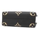 ルイヴィトン LOUIS VUITTON オンザゴー PM M45659 ブラック×ベージュ モノグラムアンプラント 2WAYバッグ ゴールド金具 ハンドバッグ