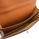 エルメス HERMES ケリー デペッシュ 34 ゴールド ブリーフケース シルバー金具 茶 ビジネスバッグ