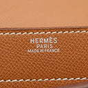 エルメス HERMES ケリー デペッシュ 34 ゴールド ブリーフケース シルバー金具 茶 ビジネスバッグ