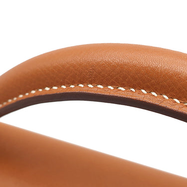 エルメス HERMES ケリー デペッシュ 34 ゴールド ブリーフケース シルバー金具 茶 ビジネスバッグ
