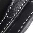 ロエベ LOEWE ゲート ダブルジップ ポーチ 113.54.Z43 ブラック レザー ショルダーバッグ ゴールド金具 黒