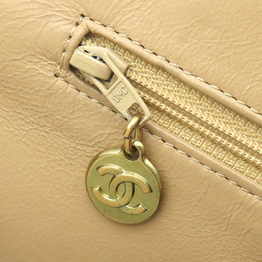 シャネル CHANEL ココマーク トート ベージュ キャビアスキン トートバッグ ゴールド金具 ココボール