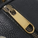 グッチ GUCCI ロゴ プリント ショルダー 574803 ブラック レザー ショルダーバッグ ヴィンテージ金具 黒 シェリーライン