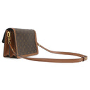 ルイヴィトン LOUIS VUITTON ドーフィーヌ MM M45958 ブラウン×ベージュ モノグラムキャンバス モノグラムリバースキャンバス ショルダーバッグ ゴールド金具 茶 チェーン欠品