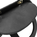 クリスチャン・ディオール Christian Dior レディディオール スモール ブラック ラムスキン 2WAYバッグ ゴールド金具 ショルダー ハンドバッグ カナージュ