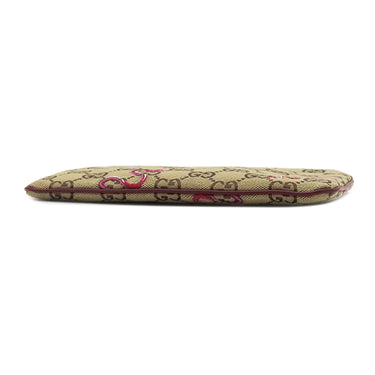 グッチ GUCCI スネーク柄 クラッチ 818855 ブラウン×ロッソアンコーラ GGキャンバス レザー クラッチバッグ ゴールド金具 茶 ボルドー ヘビ 蛇 ポーチ