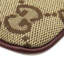 グッチ GUCCI スネーク柄 クラッチ 818855 ブラウン×ロッソアンコーラ GGキャンバス レザー クラッチバッグ ゴールド金具 茶 ボルドー ヘビ 蛇 ポーチ