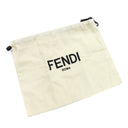 フェンディ FENDI ズッカ柄 フォンポーチ 8M0443 ブラウン レザー ショルダーバッグ ゴールド金具 総柄 フォンホルダー モバイルポーチ