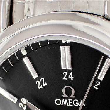 腕時計 オメガ OMEGA デ ヴィル コーアクシャル GMT 4533.50.00 自動巻き メンズ ブラック バー デイト クロノメーター