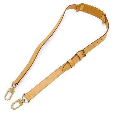 ルイヴィトン LOUIS VUITTON ヌメ革 ストラップ 120cm ベージュ ヌメ革 ショルダーストラップ ゴールド金具 バッグ用ストラップ 替えショルダー