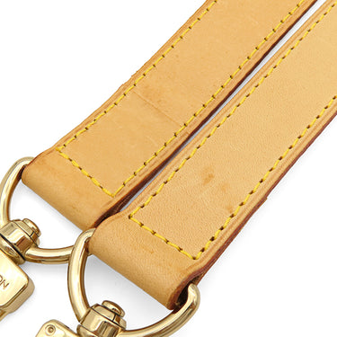 ルイヴィトン LOUIS VUITTON ヌメ革 ストラップ 120cm ベージュ ヌメ革 ショルダーストラップ ゴールド金具 バッグ用ストラップ 替えショルダー