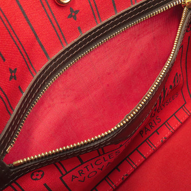 ルイヴィトン LOUIS VUITTON ネヴァーフル PM N51109 ダミエエベヌ ダミエキャンバス トートバッグ ゴールド金具 茶 ハンドバッグ