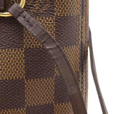 ルイヴィトン LOUIS VUITTON ネヴァーフル PM N51109 ダミエエベヌ ダミエキャンバス トートバッグ ゴールド金具 茶 ハンドバッグ