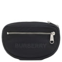 バーバリー BURBERRY スモール ロゴプリント キャノン バムバッグ ブラック ナイロン ボディバッグ シルバー金具 黒 ウエストバッグ ウエストポーチ