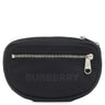 バーバリー BURBERRY スモール ロゴプリント キャノン バムバッグ ブラック ナイロン ボディバッグ シルバー金具 黒 ウエストバッグ ウエストポーチ