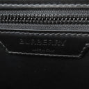 バーバリー BURBERRY タイガープリント クロスボディバッグ ブラック×オレンジ PVC レザー ショルダーバッグ ブラック金具 トラ柄