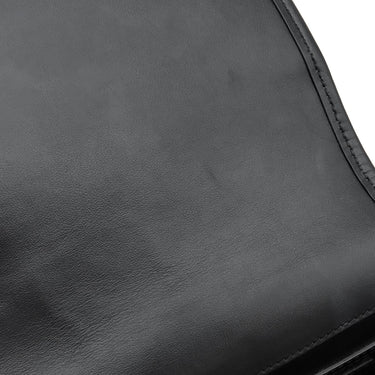 バーバリー BURBERRY タイガープリント クロスボディバッグ ブラック×オレンジ PVC レザー ショルダーバッグ ブラック金具 トラ柄