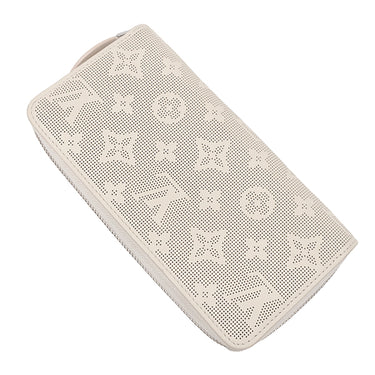 ルイヴィトン LOUIS VUITTON ジッピーウォレット M83029 クオーツ レザー マヒナリバース 長財布 シルバー金具 ラウンドファスナー