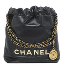 シャネル CHANEL CHANEL 22 ミニ ハンドバッグ AS3980 ブラック レザー 2WAYバッグ ゴールド金具