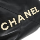 シャネル CHANEL CHANEL 22 ミニ ハンドバッグ AS3980 ブラック レザー 2WAYバッグ ゴールド金具