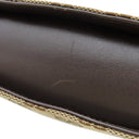 グッチ GUCCI ミニ バケット ショルダー 782919 ベージュ×エボニー GGキャンバス レザー ショルダーバッグ ゴールド金具 ブラウン ウェブストライプ