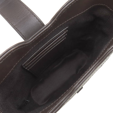 グッチ GUCCI ミニ バケット ショルダー 782919 ベージュ×エボニー GGキャンバス レザー ショルダーバッグ ゴールド金具 ブラウン ウェブストライプ