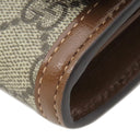 グッチ GUCCI ジャッキー1961 チェーン付き ウォレット 652681 ベージュ×エボニー GGスプリームキャンバス レザー チェーンウォレット ゴールド金具