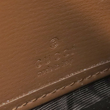 グッチ GUCCI ジャッキー1961 チェーン付き ウォレット 652681 ベージュ×エボニー GGスプリームキャンバス レザー チェーンウォレット ゴールド金具
