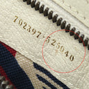 グッチ GUCCI adidasコラボ ミニ ボストン 702397 ホワイト レザー ボストンバッグ ヴィンテージ金具 白 黒 アディダス ショルダーストラップ欠品