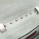 ヴァレンティノ VALENTINO ロックスタッズ クロスボディバッグ ホワイト レザー ショルダーバッグ シャンパンゴールド金具 白 スタッズ ショルダー クラッチ
