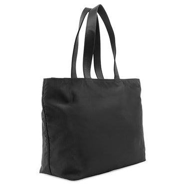 プラダ PRADA リボン ナイロン トート 1BG052 NERO ナイロン トートバッグ ゴールド金具 黒 ロゴ JACQUARD FIOCCO