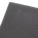 エルメス HERMES ベアンコンパクト タッチ ヴェールドー×グラファイト ヴォーエプソン アリゲーターマット 二つ折り財布 シルバー金具 黒 クロコ