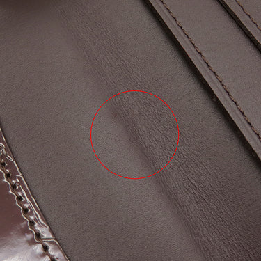 ルイヴィトン LOUIS VUITTON ラドロー M93519 アマラント モノグラムヴェルニ コインケース ゴールド金具 カードケース 名刺入れ 2つ折り
