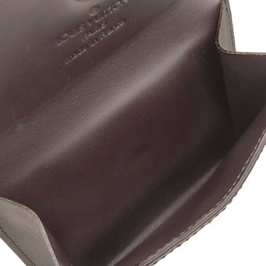 ルイヴィトン LOUIS VUITTON ラドロー M93519 アマラント モノグラムヴェルニ コインケース ゴールド金具 カードケース 名刺入れ 2つ折り