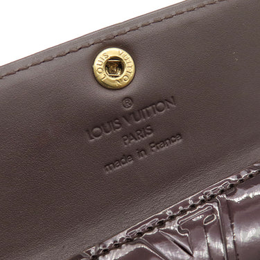 ルイヴィトン LOUIS VUITTON ラドロー M93519 アマラント モノグラムヴェルニ コインケース ゴールド金具 カードケース 名刺入れ 2つ折り