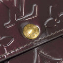 ルイヴィトン LOUIS VUITTON ラドロー M93519 アマラント モノグラムヴェルニ コインケース ゴールド金具 カードケース 名刺入れ 2つ折り