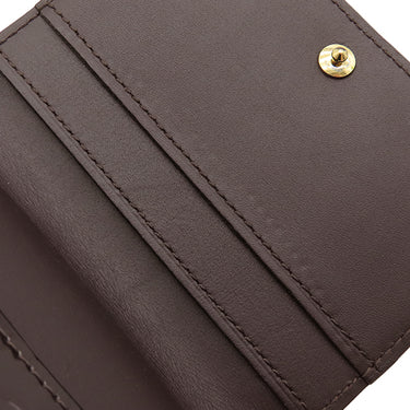 ルイヴィトン LOUIS VUITTON ラドロー M93519 アマラント モノグラムヴェルニ コインケース ゴールド金具 カードケース 名刺入れ 2つ折り