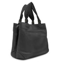 サルヴァトーレ・フェラガモ Salvatore Ferragamo ヴァラリボン AU-21 B665 ブラック レザー キャンバス トートバッグ ブロンズ金具 黒 トート