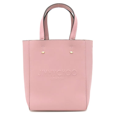 ジミーチュウ JIMMY CHOO LENNY S ピンク レザー 2WAYバッグ ゴールド金具 レニー ロゴ トート ショルダーバッグ