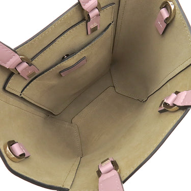 ジミーチュウ JIMMY CHOO LENNY S ピンク レザー 2WAYバッグ ゴールド金具 レニー ロゴ トート ショルダーバッグ