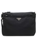 プラダ PRADA 三角ロゴ ショルダー BT0421 ブラック ナイロン ショルダーバッグ シルバー金具 黒 斜め掛け ナイロンバッグ