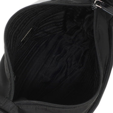 プラダ PRADA 三角ロゴ ショルダー BT0421 ブラック ナイロン ショルダーバッグ シルバー金具 黒 斜め掛け ナイロンバッグ