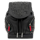 クリスチャンルブタン Christian Louboutin エクスプローラー ファンク 3215038 ブラック×レッド カーフ 2WAYバッグ シルバー金具 黒 赤 スタッズ スパイク