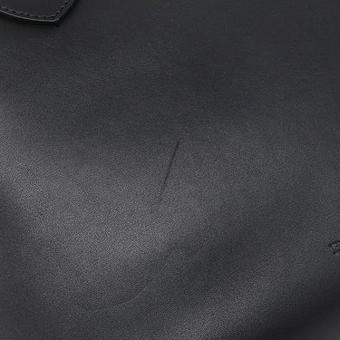 バーバリー BURBERRY ズタッズ ミディアム バナー トートバッグ ブラック レザー 2WAYバッグ ゴールド金具 黒